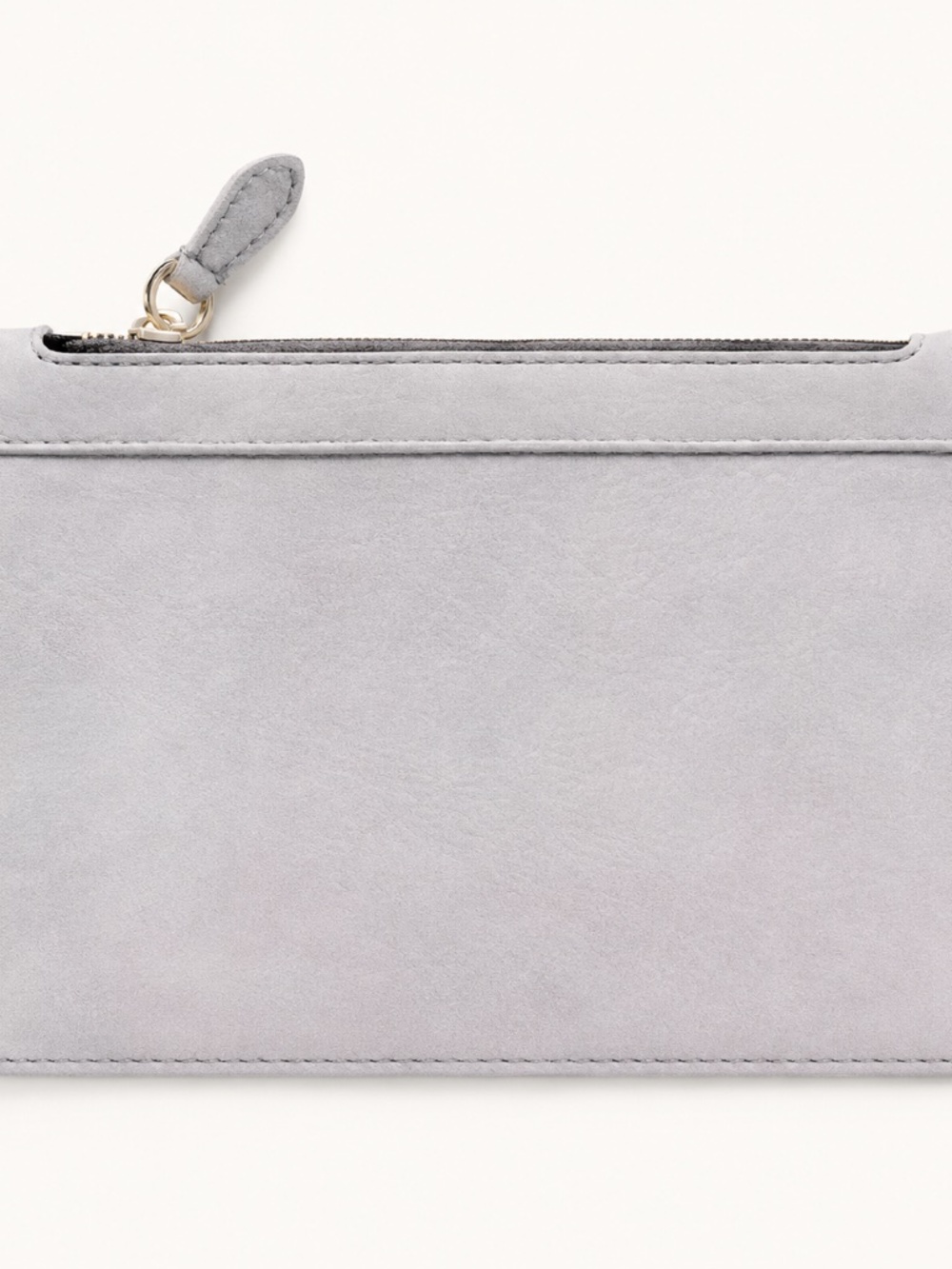 orYANY Flat‎ Leather Pouch Clutches Grey